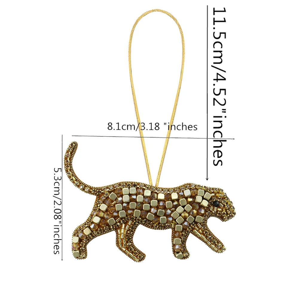 LUONNI Rhinestone Beaded Mini Bag Charms 1