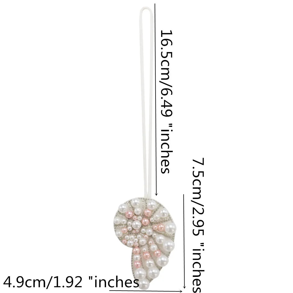 Rhinestone Beaded Bag Charm
