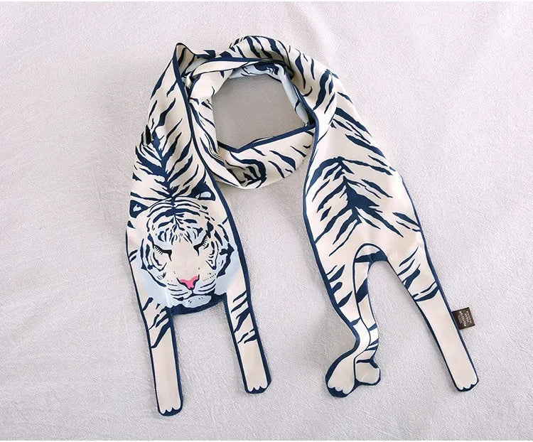 LUONNI Animals Silk Bag Scarf