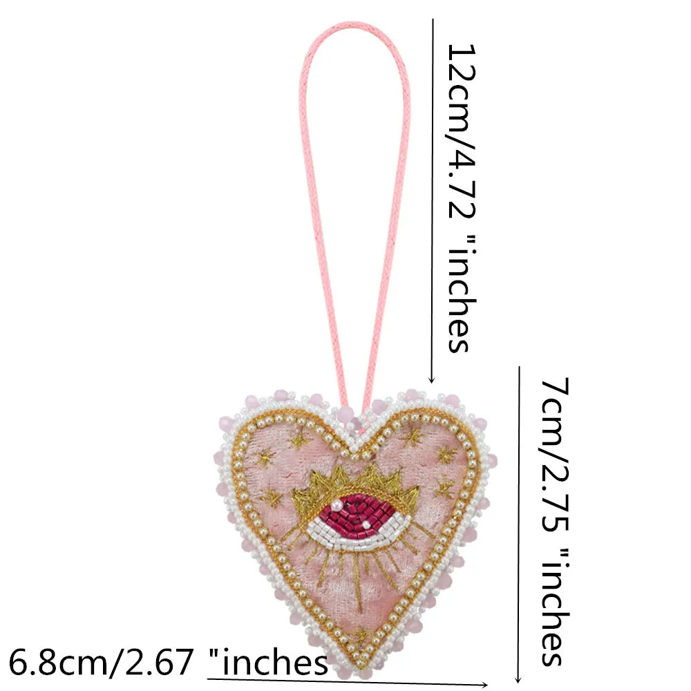 LUONNI Rhinestone Beaded Bag Charms 11