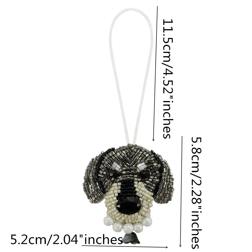 LUONNI Rhinestone Beaded Bag Charms 1