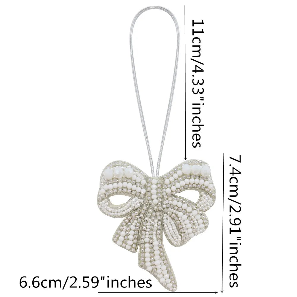 LUONNI Rhinestone Beaded Bag Charms 7