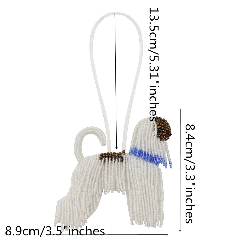 LUONNI Rhinestone Beaded Bag Charms 2