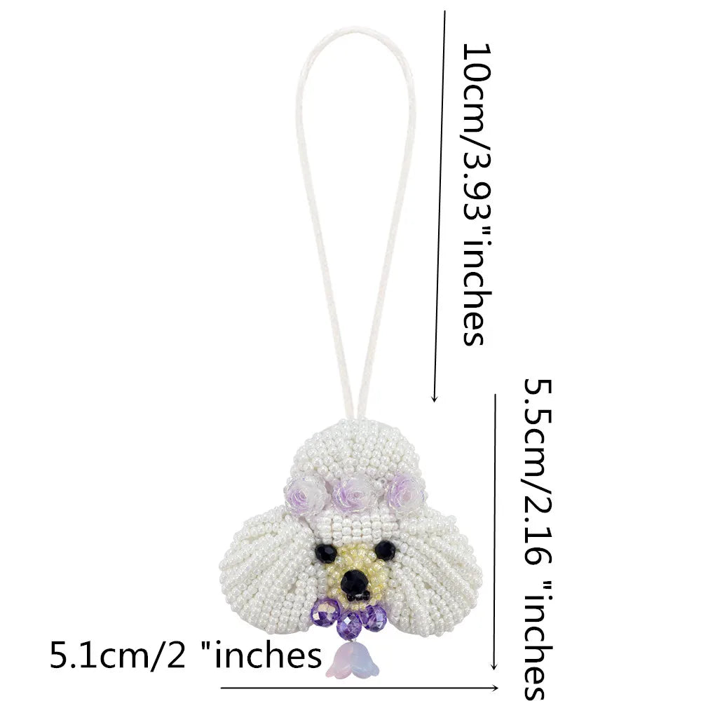 LUONNI Rhinestone Beaded Bag Charms 1