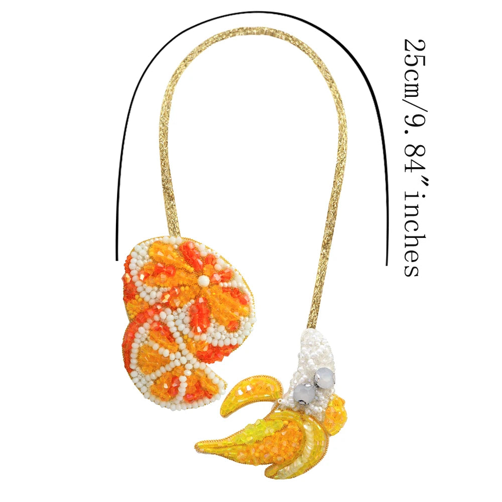 LUONNI Luxury Rhinestone Beaded Bag Charms 10