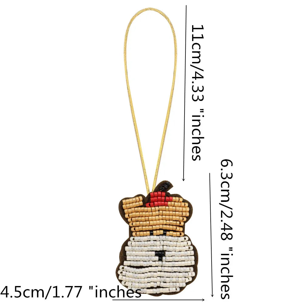 LUONNI Rhinestone Beaded Bag Charms 7