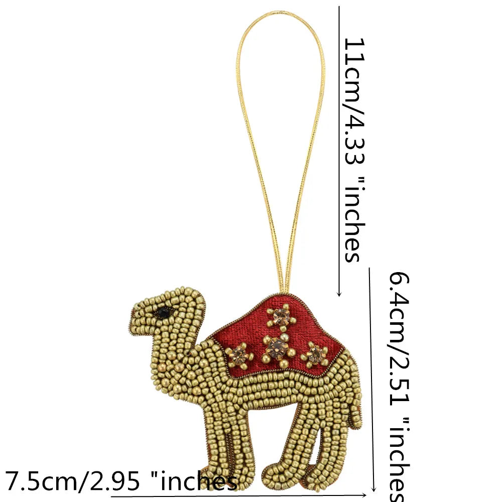 LUONNI Rhinestone Beaded Bag Charms 1