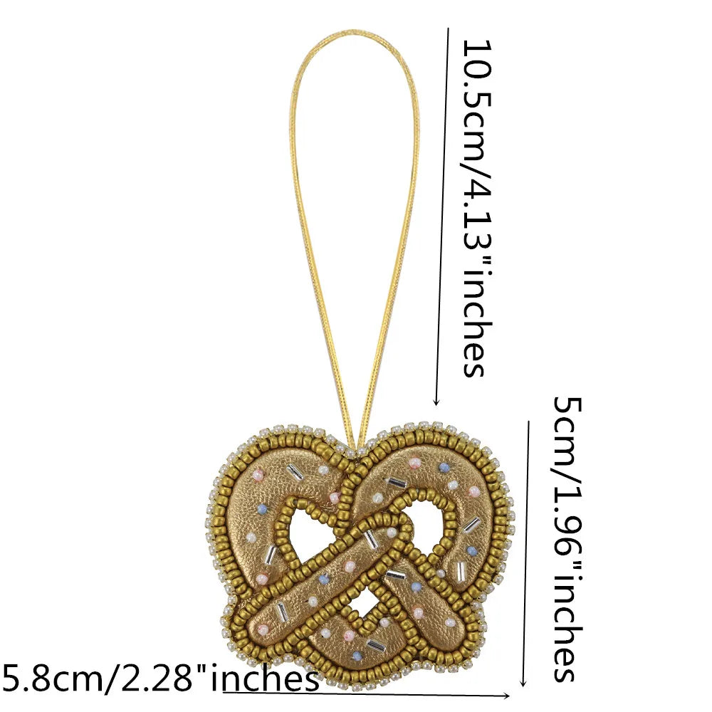 LUONNI Rhinestone Beaded Bag Charms 7